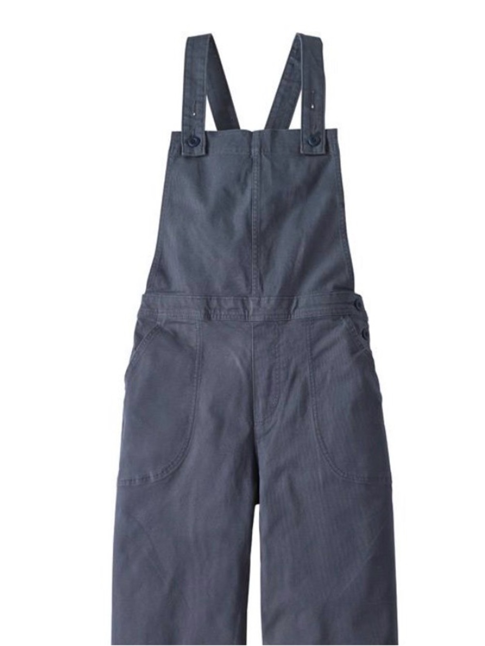 Patagonia overalls, blue organic cotton — size 2